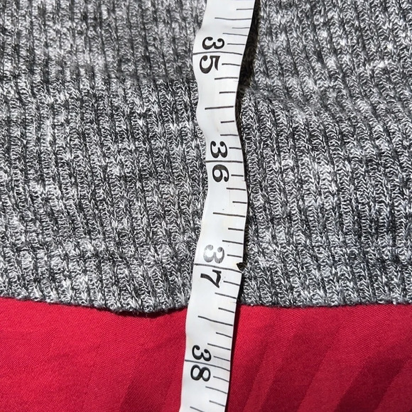 Aiden Y grey ribbed knit mini dress Sz S - Picture 9 of 11